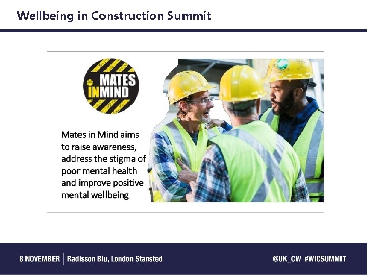 Wellbeing in Construction Summit 