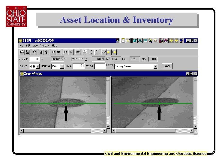 Asset Location & Inventory Civil and Environmental Engineering and Geodetic Science 