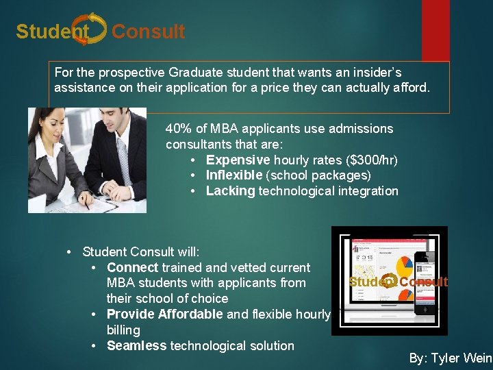 Student Consult For the prospective Graduate student that wants an insider’s assistance on their