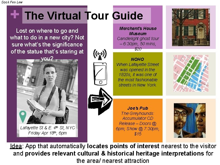 Sook Fen Lew + The Virtual Tour Guide Lost on where to go and