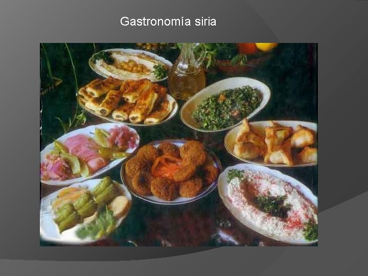 Gastronomía siria 