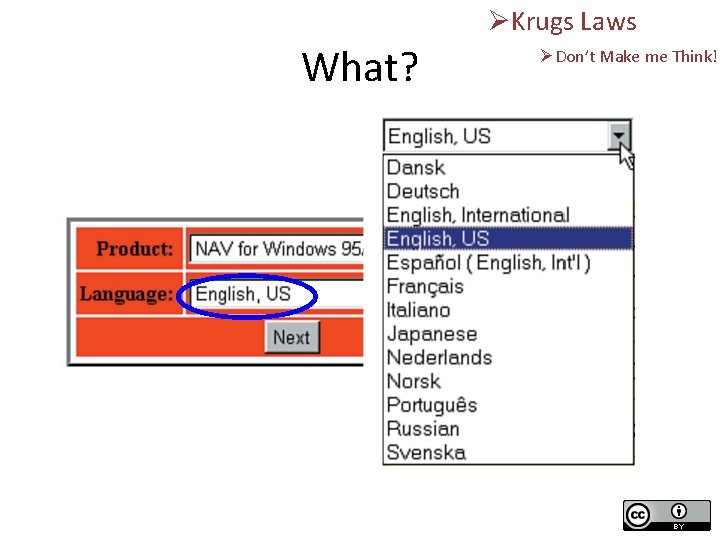 ØKrugs Laws What? ØDon’t Make me Think! 