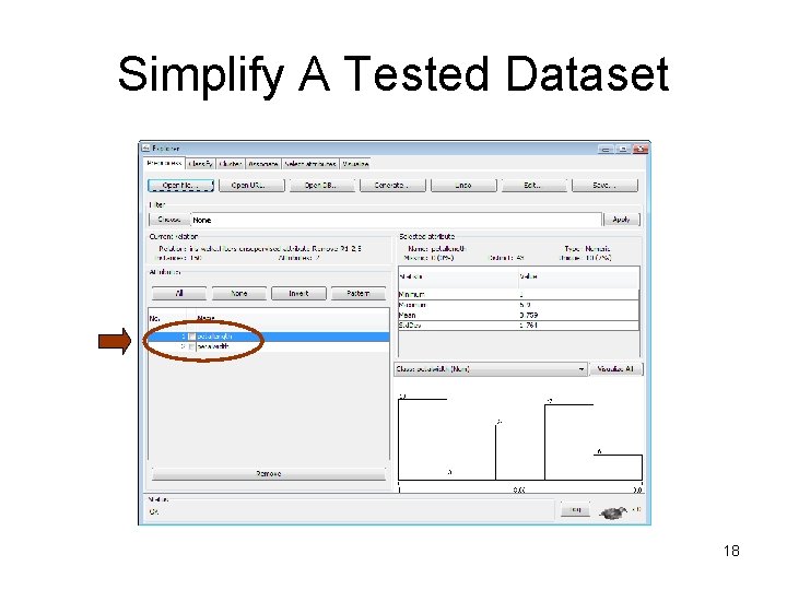 Simplify A Tested Dataset 18 