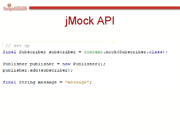 j. Mock API 