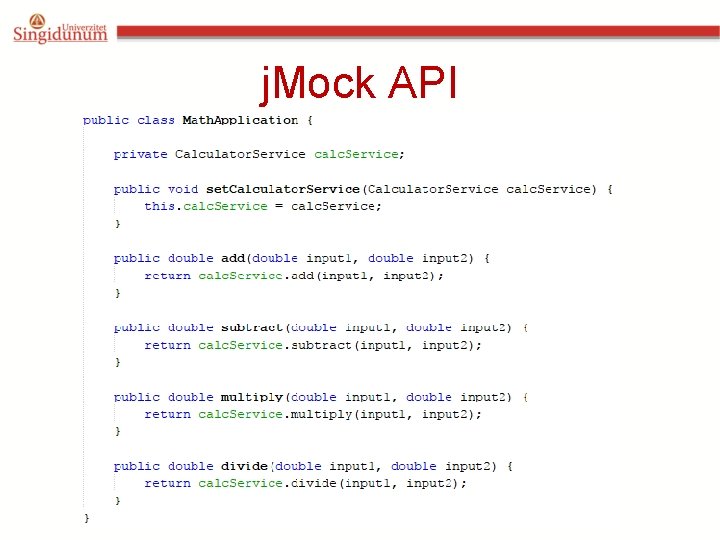 j. Mock API 