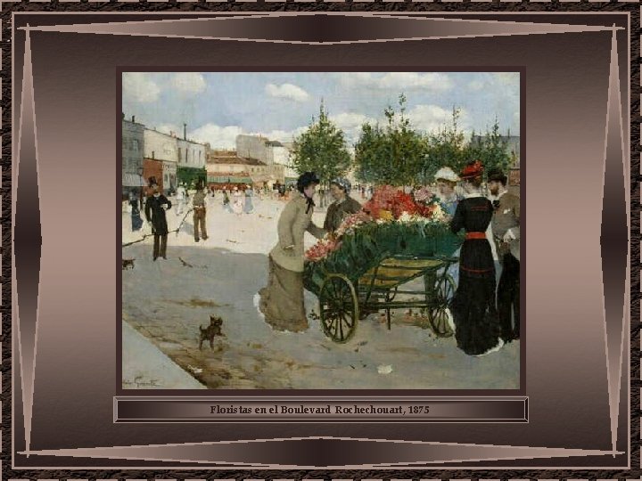 Floristas en el Boulevard Rochechouart, 1875 