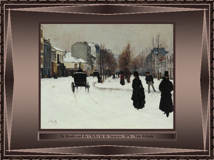 De Boulevard de Clichy in de Sneeuw, 1876 - Tate Britain 