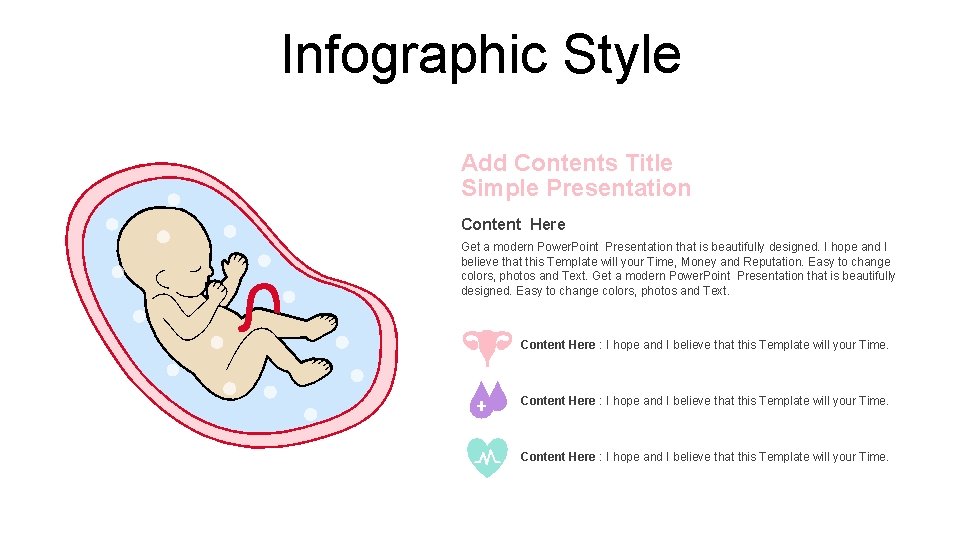 Infographic Style Add Contents Title Simple Presentation Content Here Get a modern Power. Point