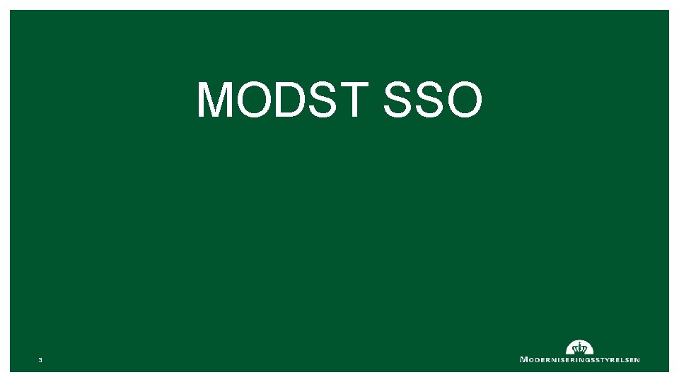 MODST SSO 3 