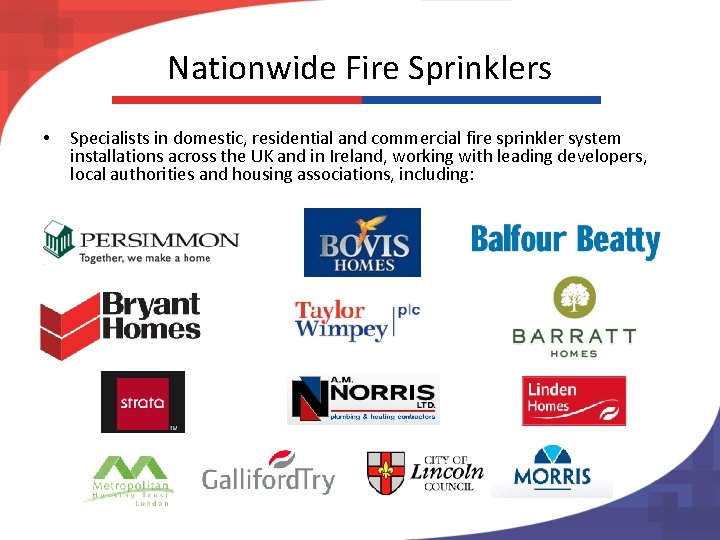 Smart Fire Protection for Domestic Buildings Integrated fire