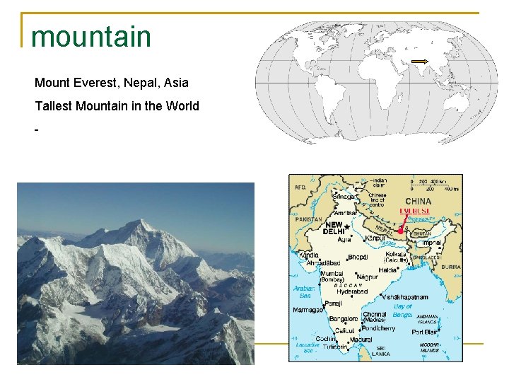 mountain Mount Everest, Nepal, Asia Tallest Mountain in the World - 
