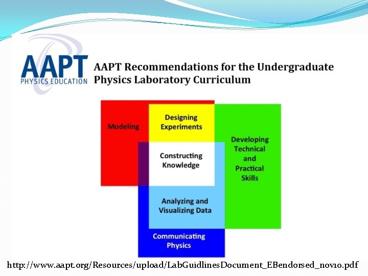 http: //www. aapt. org/Resources/upload/Lab. Guidlines. Document_EBendorsed_nov 10. pdf 