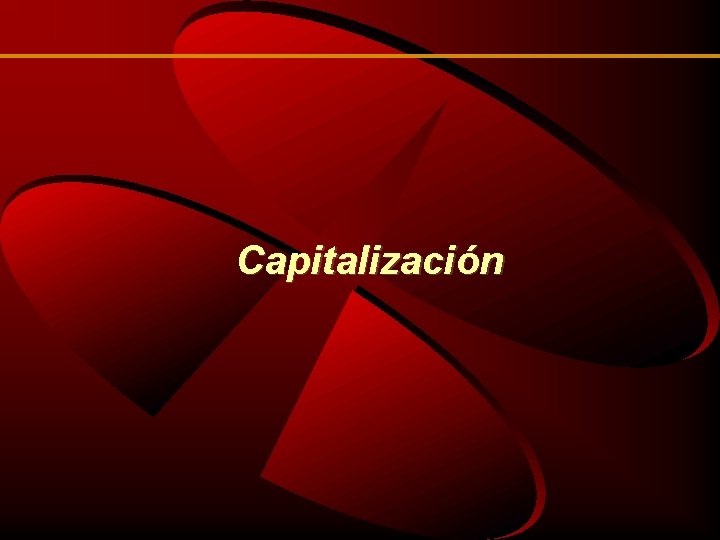 Capitalización 