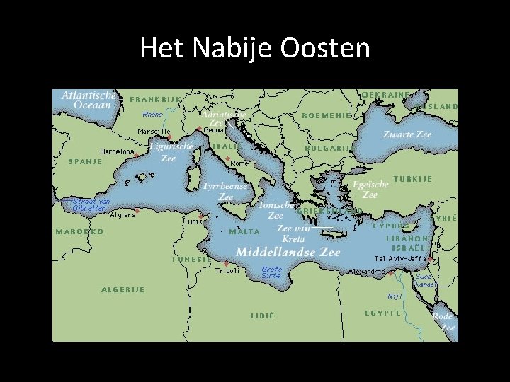 Het Nabije Oosten 