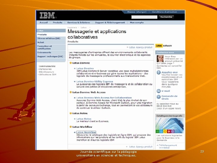 Journée scientifique sur la pédagogie universitaire en sciences et techniques, 23 