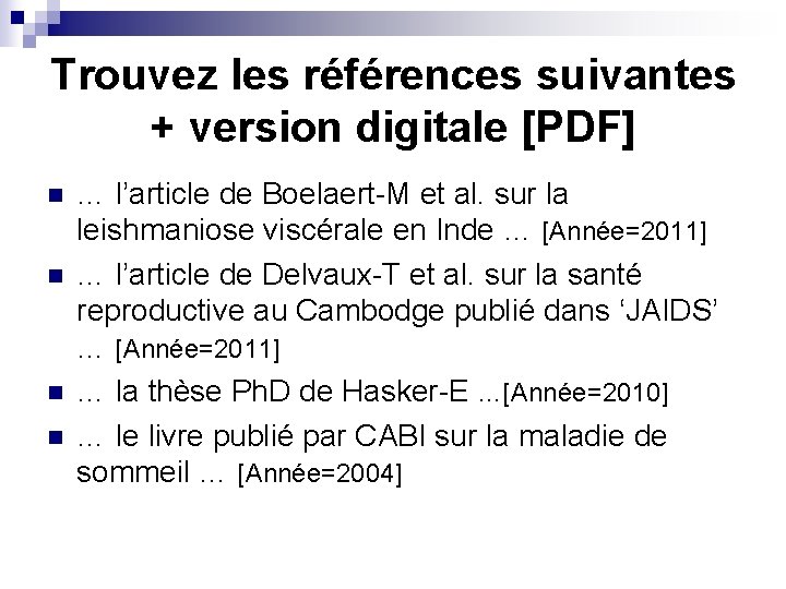 Trouvez les références suivantes + version digitale [PDF] n n … l’article de Boelaert-M