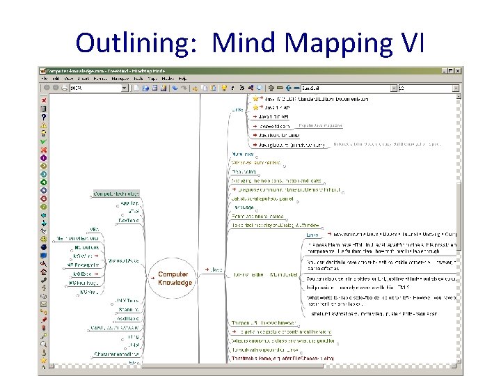 Outlining: Mind Mapping VI 