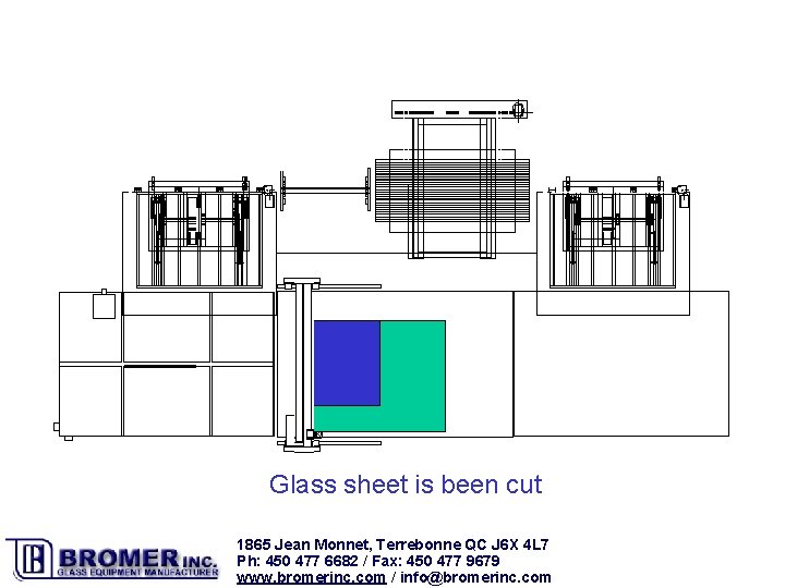 Glass sheet is been cut 1865 Jean Monnet, Terrebonne QC J 6 X 4