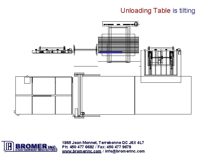 Unloading Table is tilting 1865 Jean Monnet, Terrebonne QC J 6 X 4 L