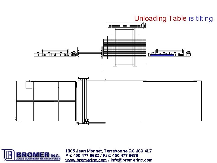 Unloading Table is tilting 1865 Jean Monnet, Terrebonne QC J 6 X 4 L