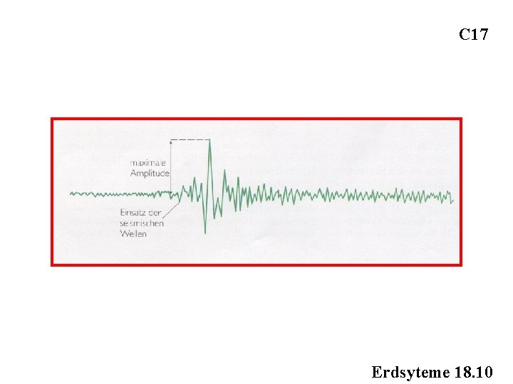 C 17 Erdsyteme 18. 10 