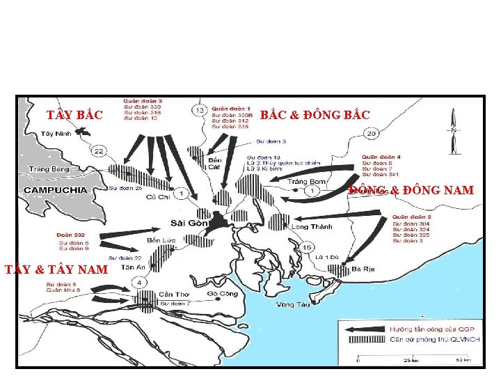 BẮC BẮCLữ & ĐÔNG Quân. T Y ta tiến vào Sài Gòn theo mấy