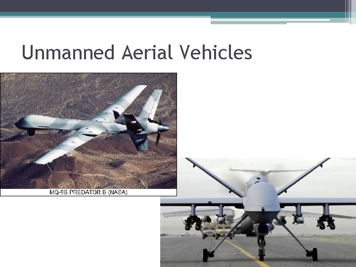 Unmanned Aerial Vehicles 