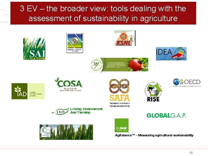 3 EV – the broader view: tools dealing with the assessment of sustainability in