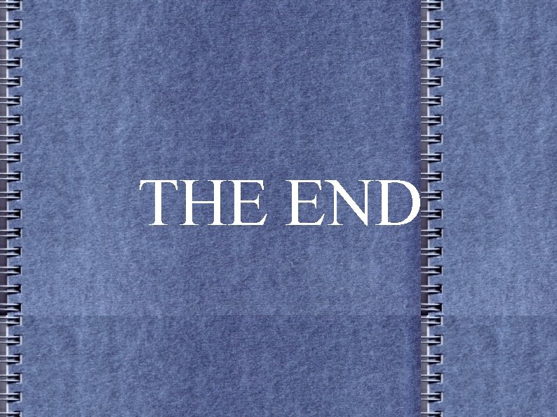 THE END 