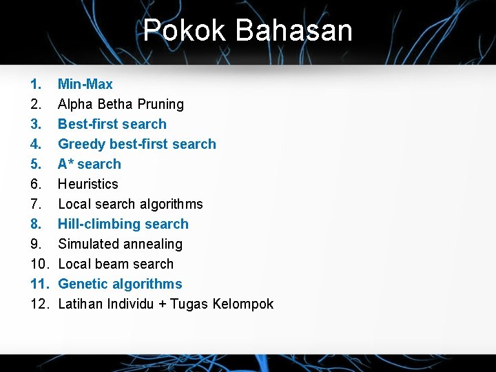 Pokok Bahasan 1. 2. 3. 4. 5. 6. 7. 8. 9. 10. 11. 12.