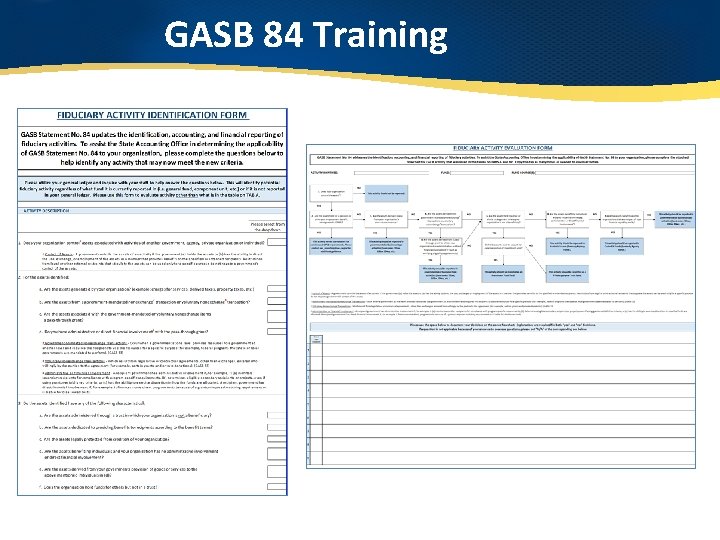 GASB 84 Training 