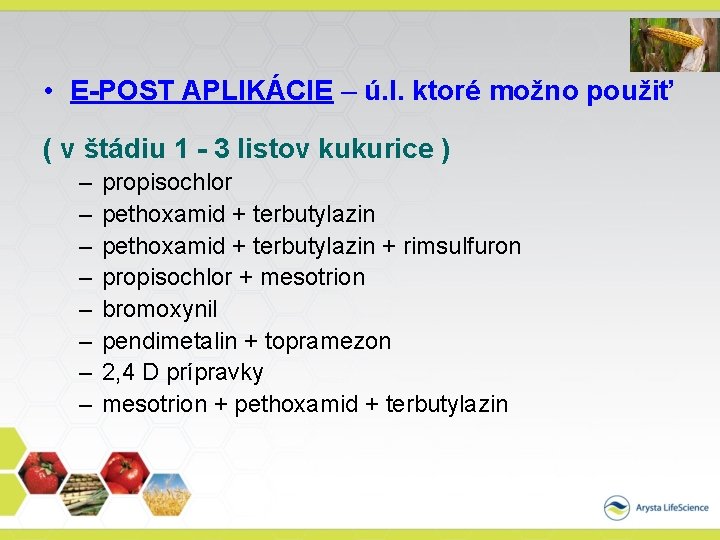  • E-POST APLIKÁCIE – ú. l. ktoré možno použiť ( v štádiu 1