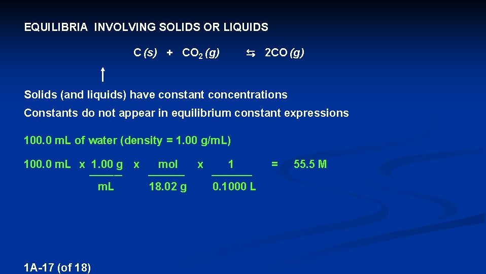 CHEMICAL EQUILIBRIUM Many chemical reactions run to completion