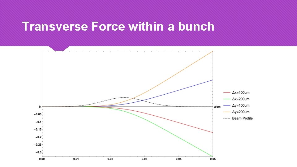 Transverse Force within a bunch 