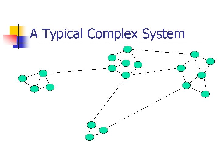 A Typical Complex System 