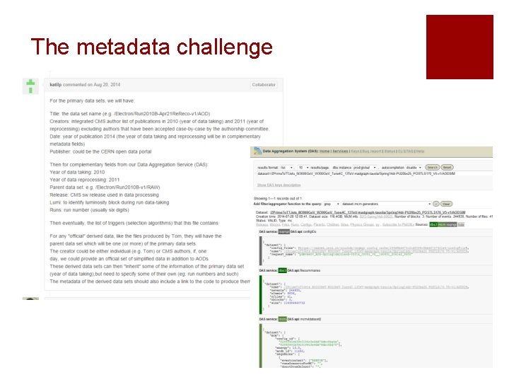 The metadata challenge 