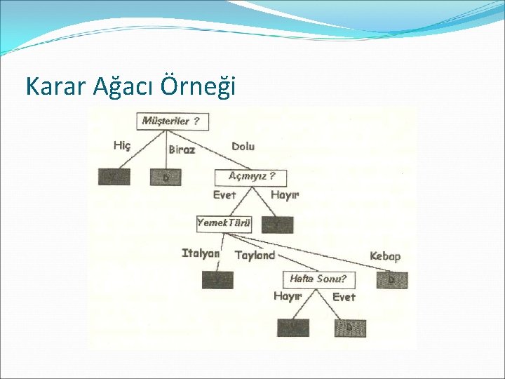 Karar Ağacı Örneği 