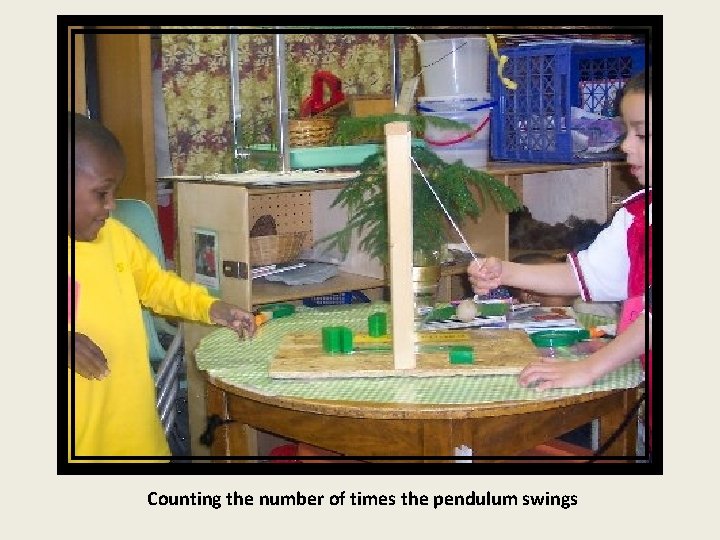 Counting the number of times the pendulum swings 