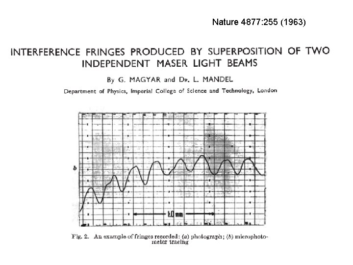 Nature 4877: 255 (1963) 