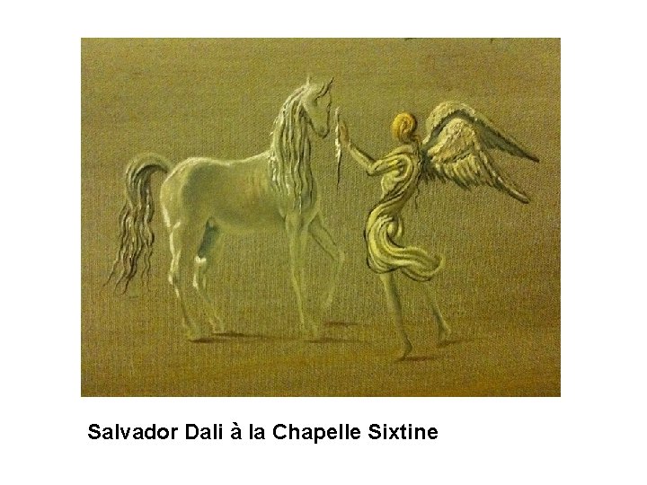 Salvador Dali à la Chapelle Sixtine 