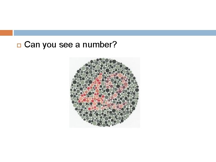  Can you see a number? 