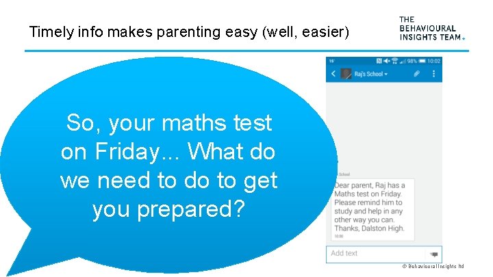 Timely info makes parenting easy (well, easier) What homework do you have this weekend?