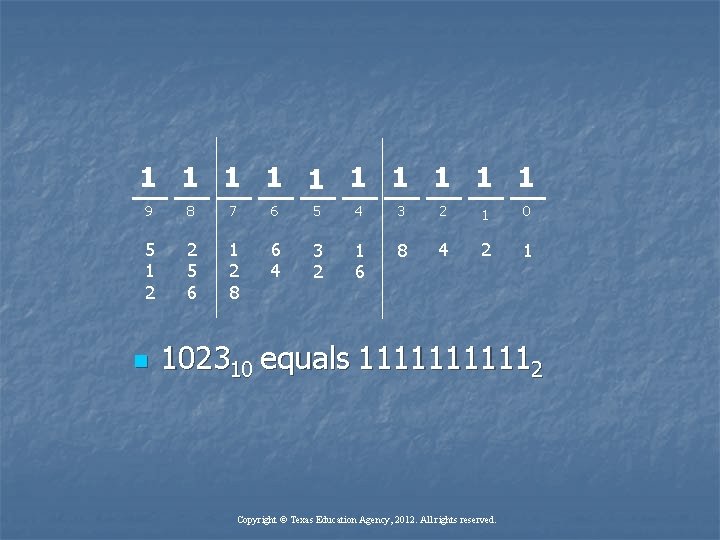 1 1 1 1 1 9 8 7 6 5 4 3 2 1