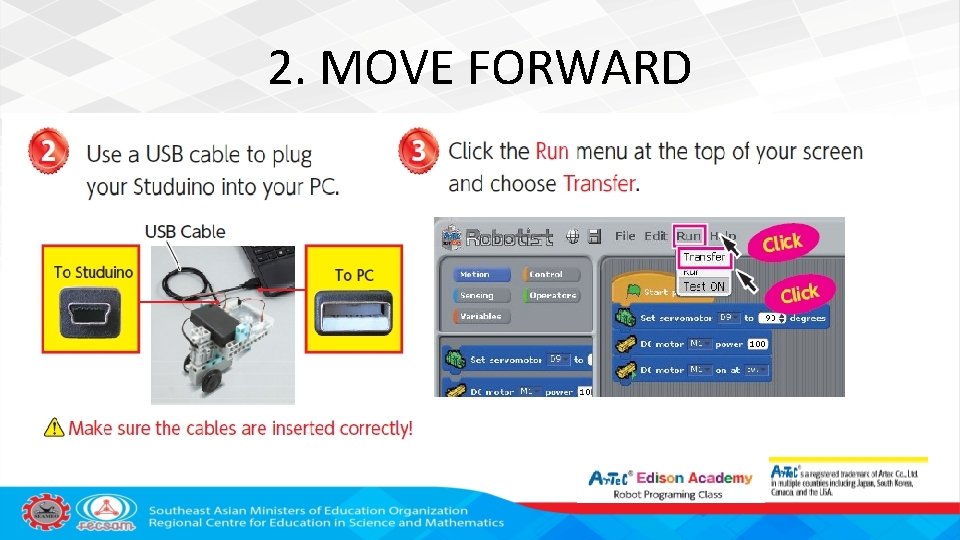 2. MOVE FORWARD 