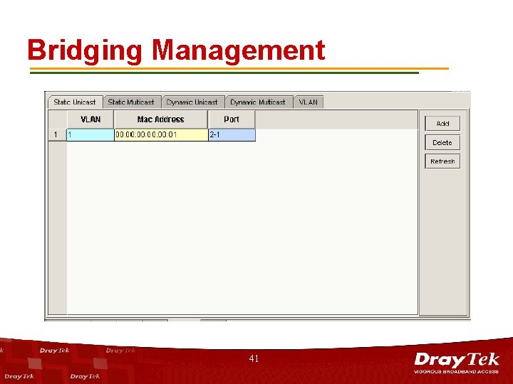 Bridging Management 41 