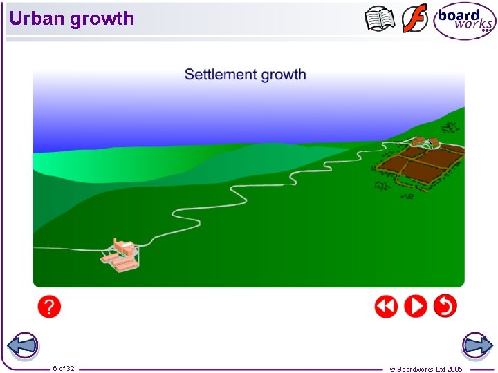 Urban growth 6 of 32 © Boardworks Ltd 2005 