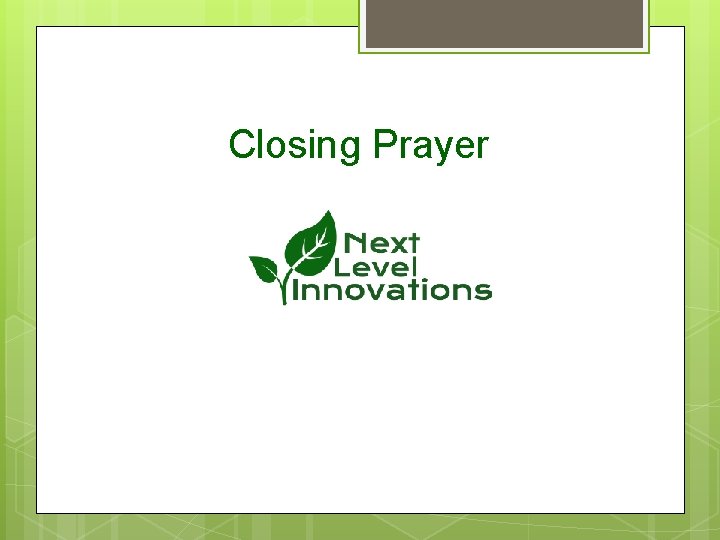 Closing Prayer 