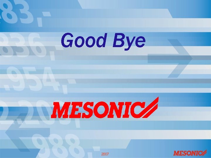 Good Bye 2007 