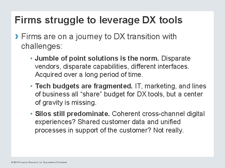 Firms struggle to leverage DX tools › Firms are on a journey to DX