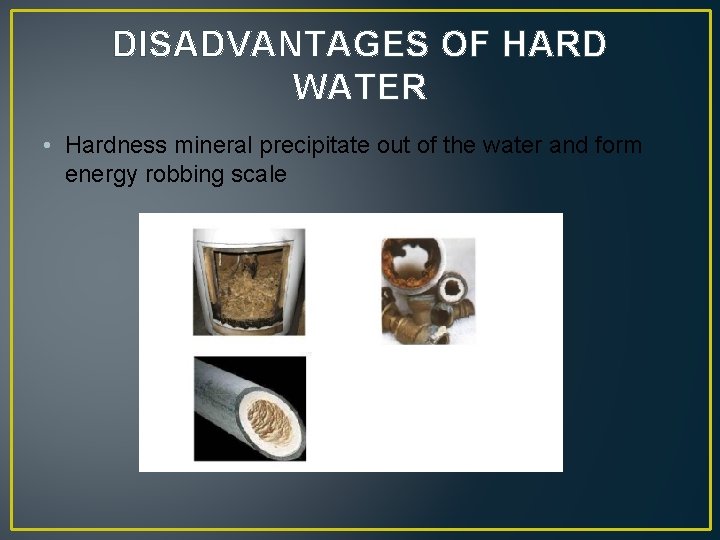 WATER AS BASIC UTILITY WATER A transparent and